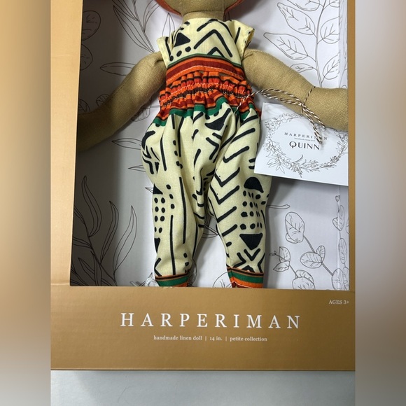 Harperiman Quinn 14” Handmade Plush Linen Doll - BNIB - Picture 10 of 10